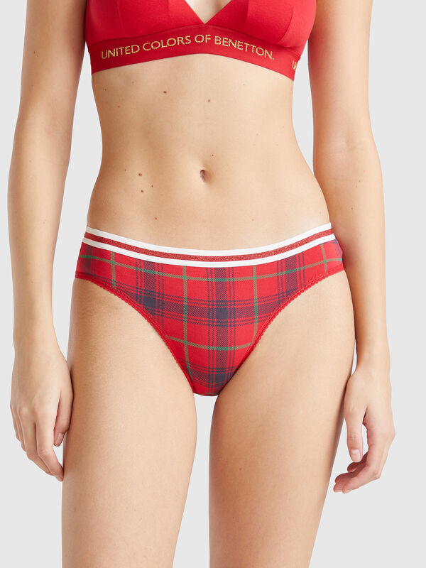 Tartan briefs Women