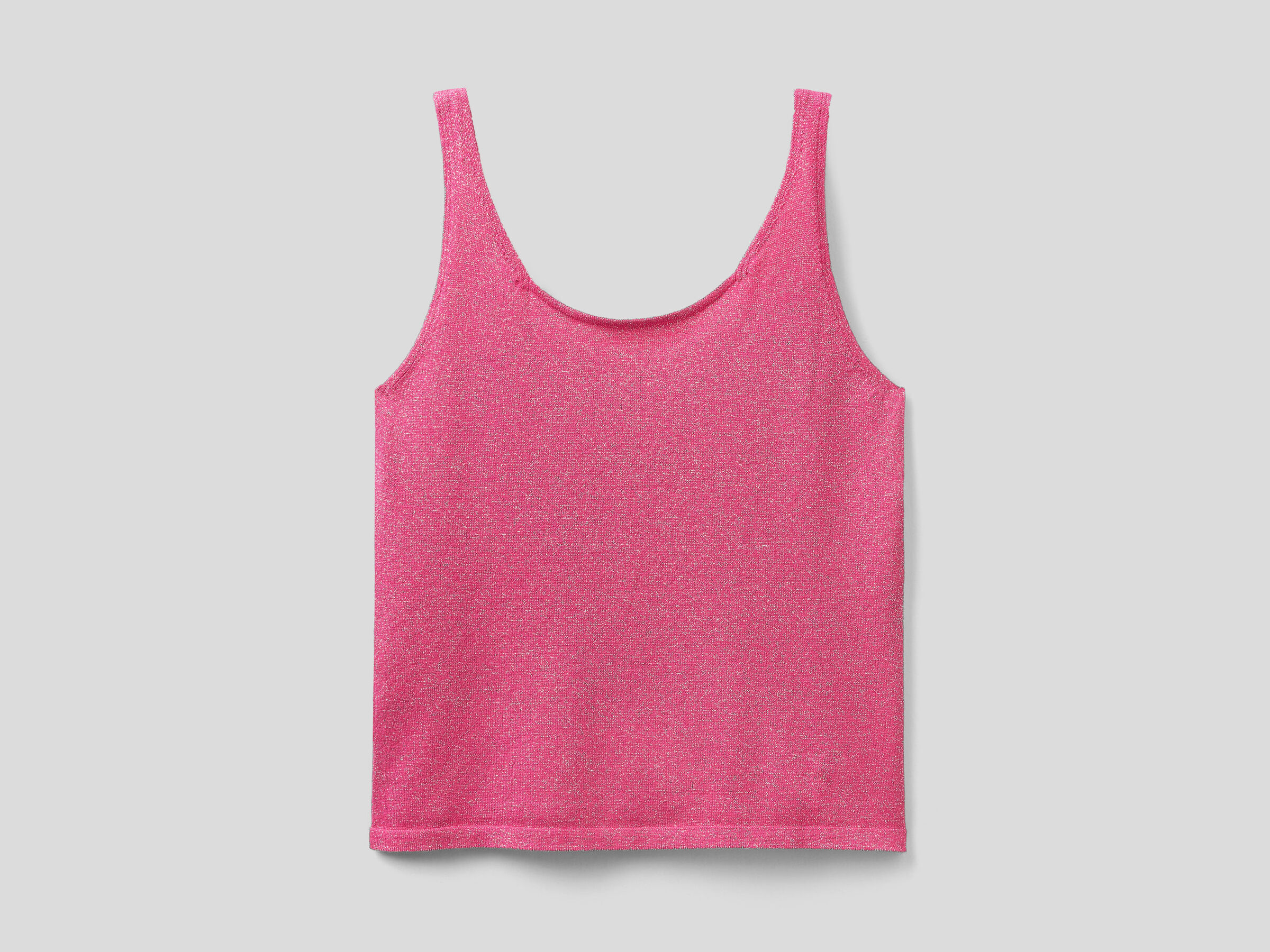 Tank top in viscose and lurex image number 5
