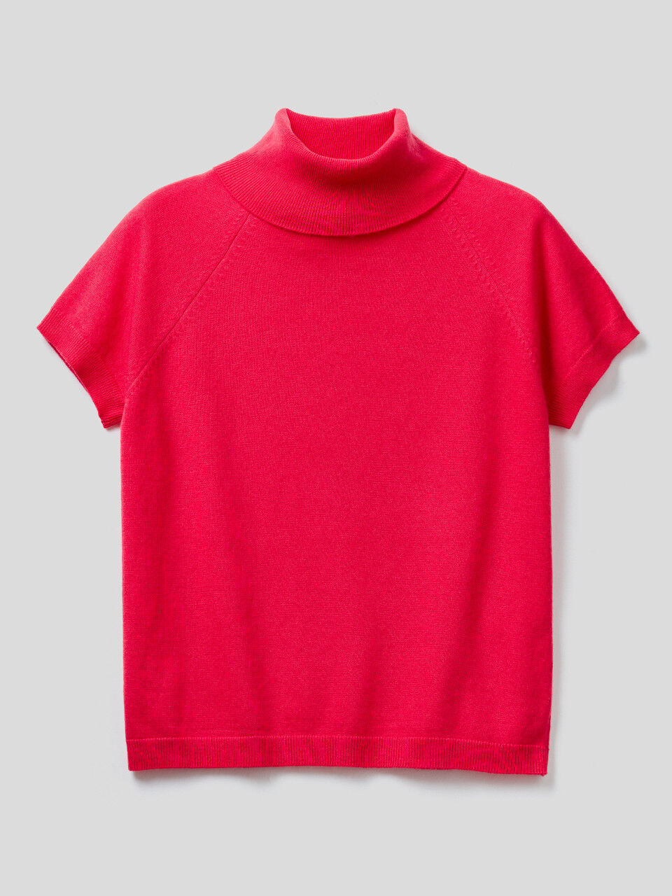 Short sleeve turtleneck jumper clearance