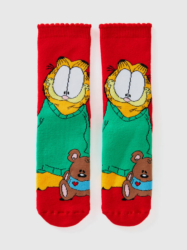 Garfield ©2024 by Paws, Inc. non-slip socks Junior Boy