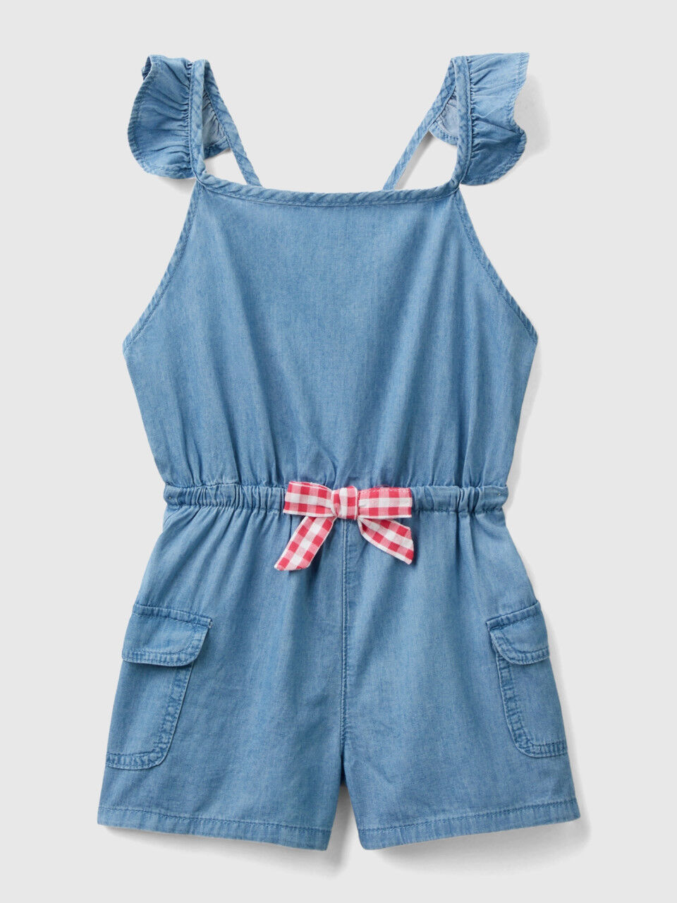 Kid Girls Dresses and Dungarees Collection 2024 Benetton