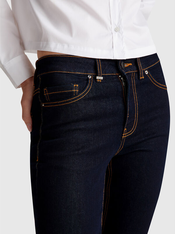 Cropped cotton jeans  Women
