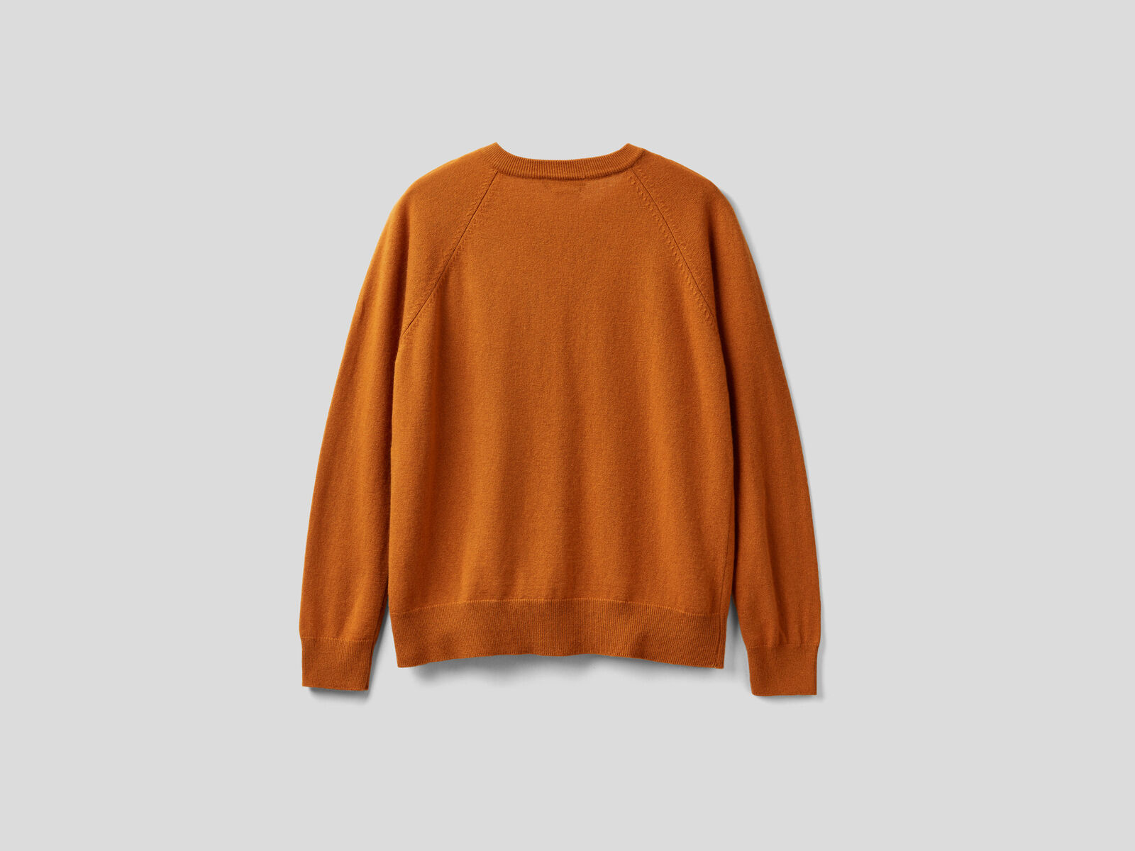 Orange cardigan in wool blend - Orange