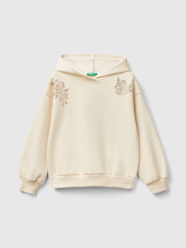 Sweatshirt with studs Junior Girl