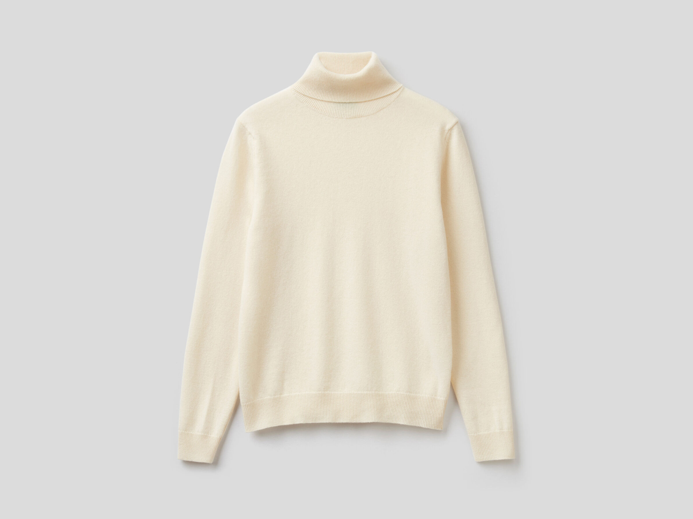 Turtleneck sweater in pure virgin wool image number 5