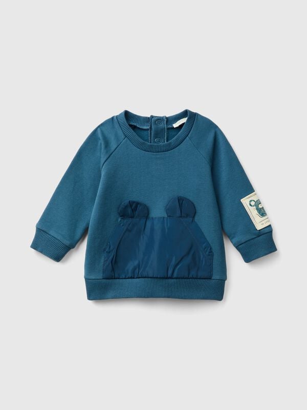 Sweatshirt with pocket and applique New Born (0-18 months)
