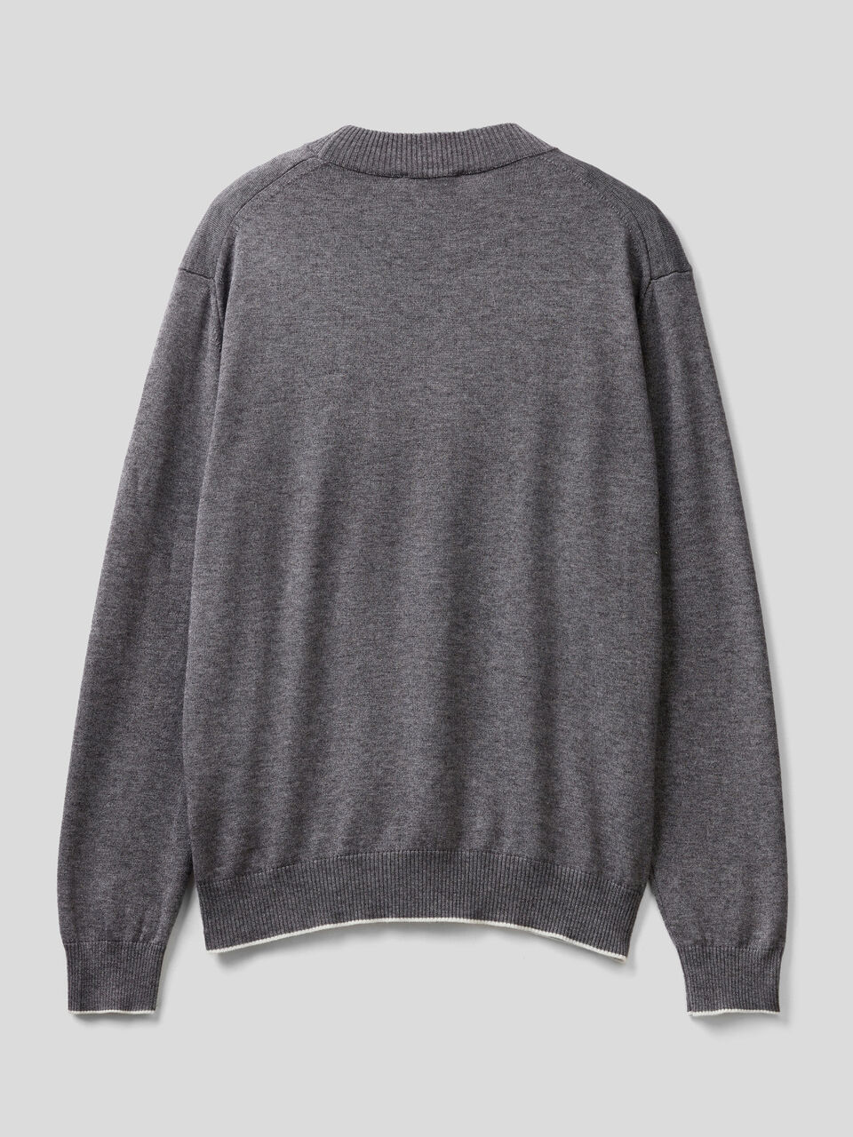 Sweater in wool and viscose blend image number 2