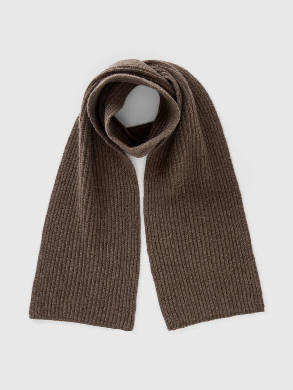Pure virgin wool scarf Men