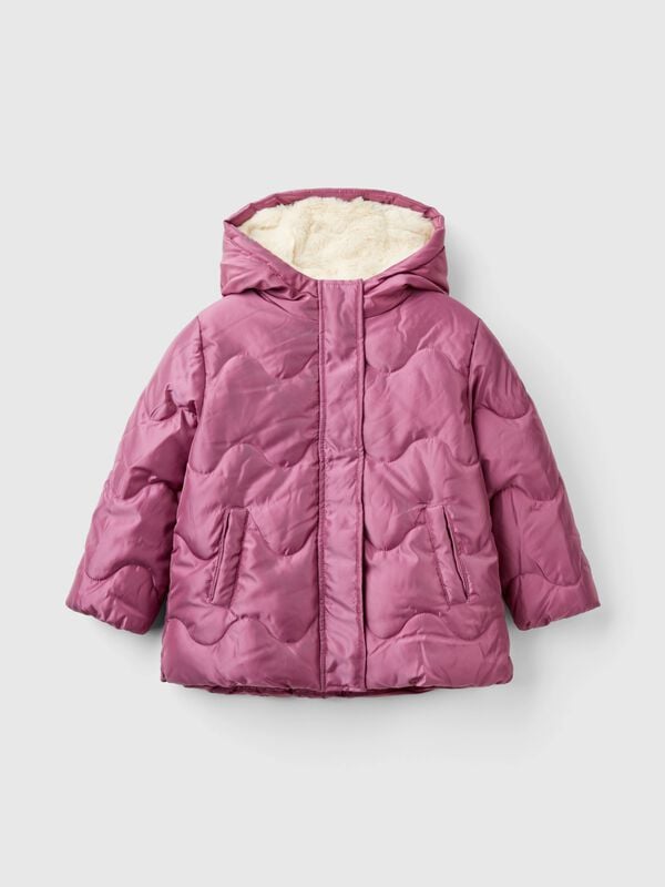 Shiny nylon jacket Junior Girl