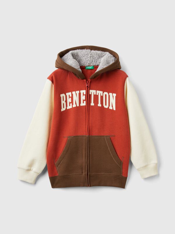 Sweatshirt with lined hood Junior Boy