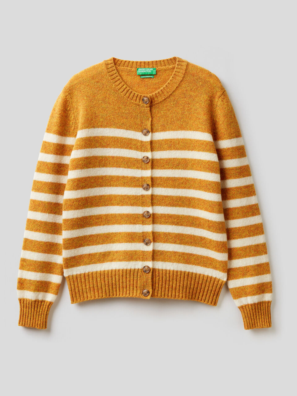 Cardigan in pure Shetland wool image number 1