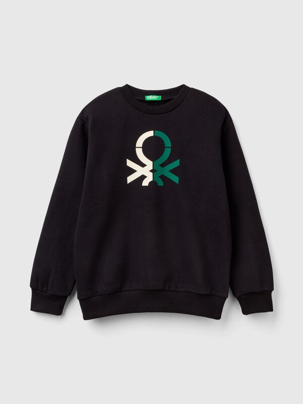 Warm hoodie with logo Junior Boy