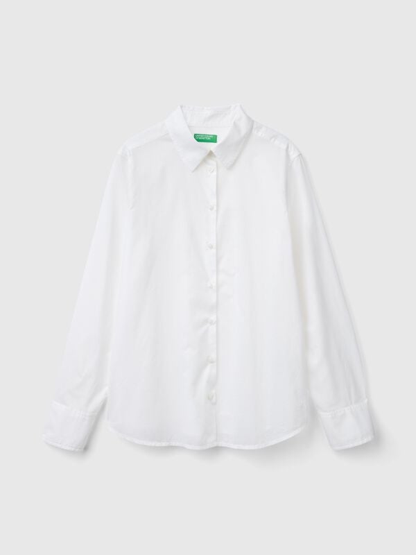 Regular fit shirt in light cotton Women
