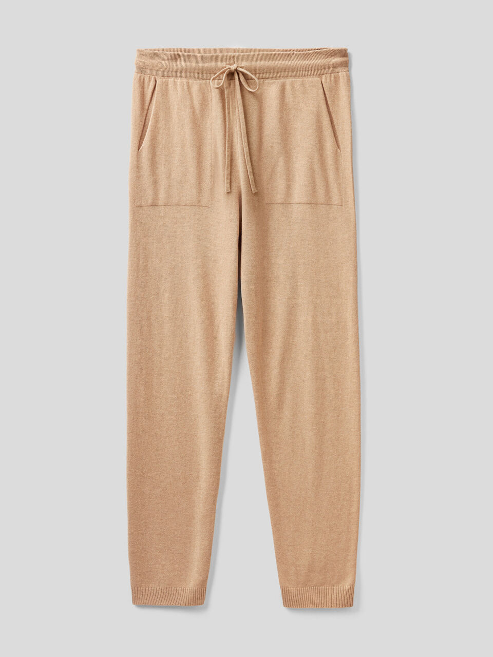 Sporty trousers in wool blend image number 1