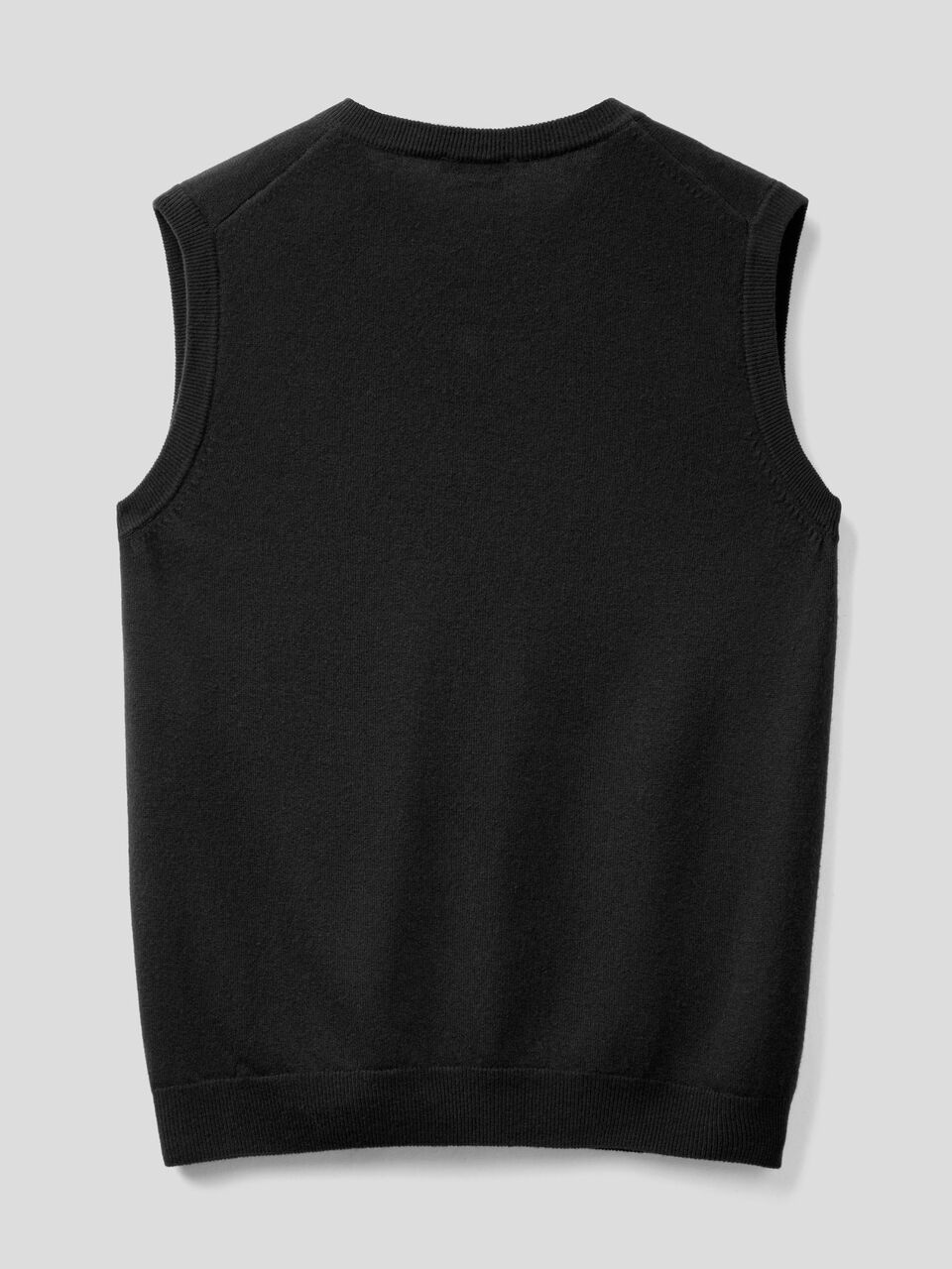 Vest in pure Merino wool customizable image number 2