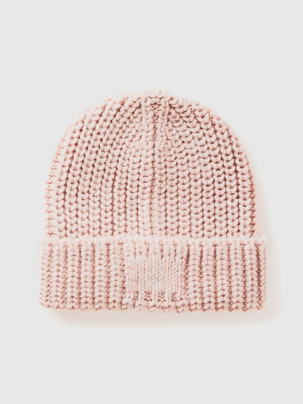 Hat with rhinestone logo Junior Girl