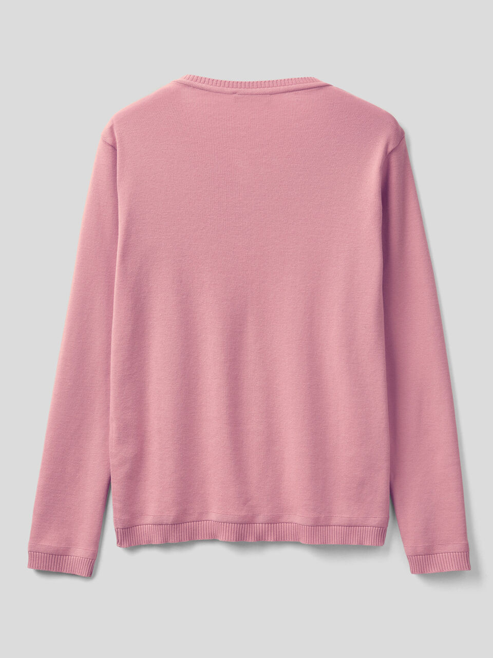 Pure cotton crew neck cardigan image number 2