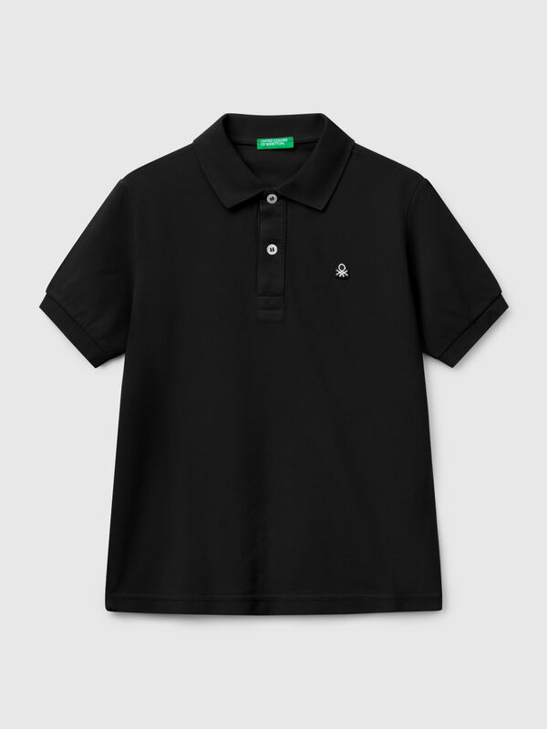 Slim fit polo in pure cotton Junior Boy