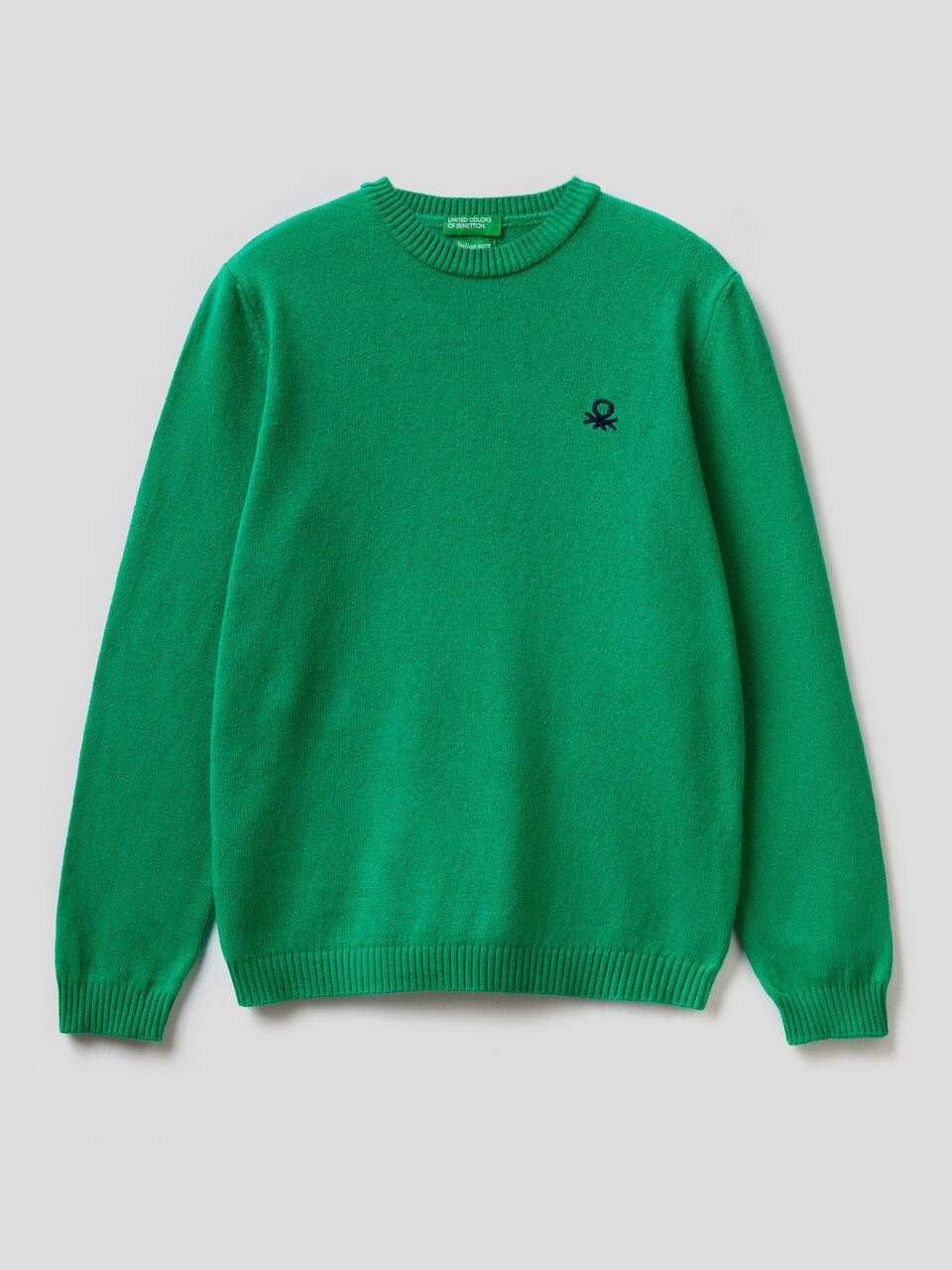 Sweater in cashmere and wool blend image number 1
