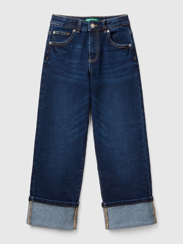Stretch jeans with cuffs Junior Girl