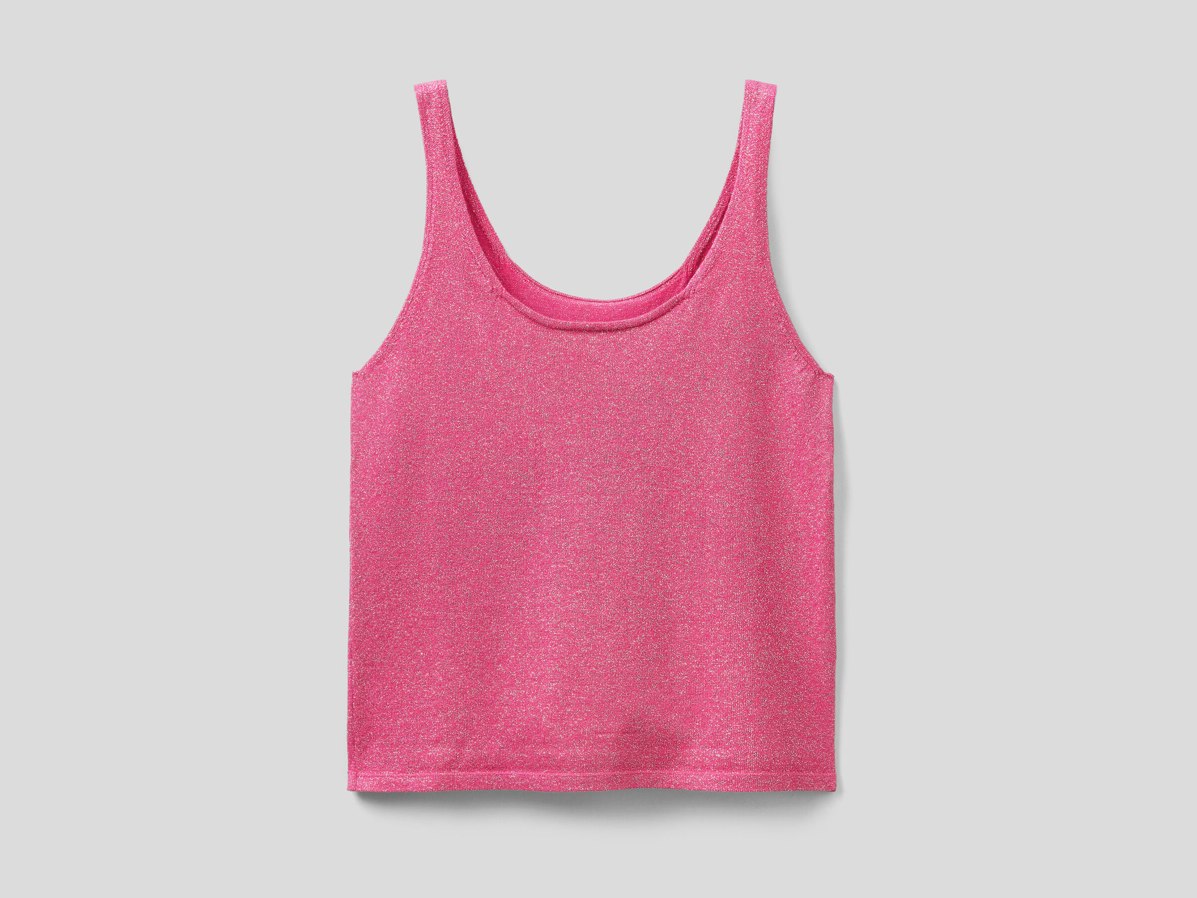 Tank top in viscose and lurex image number 4