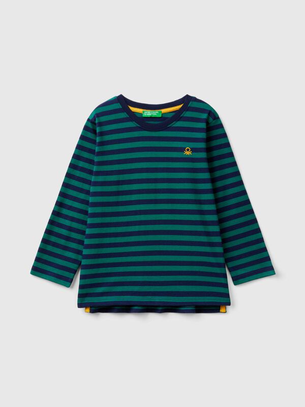 Striped t-shirt in 100% cotton Junior Boy
