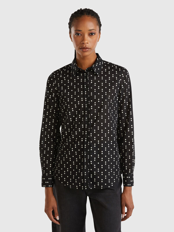 100% cotton patterned shirt Women