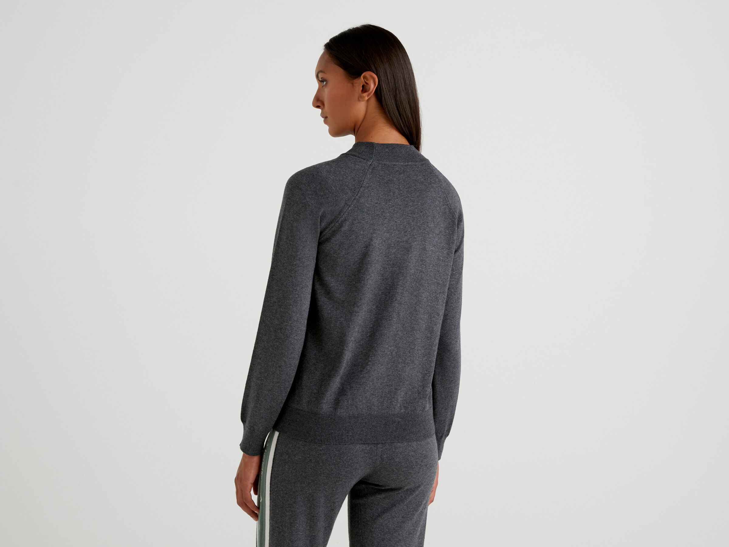 Sweater with logo band image number 2