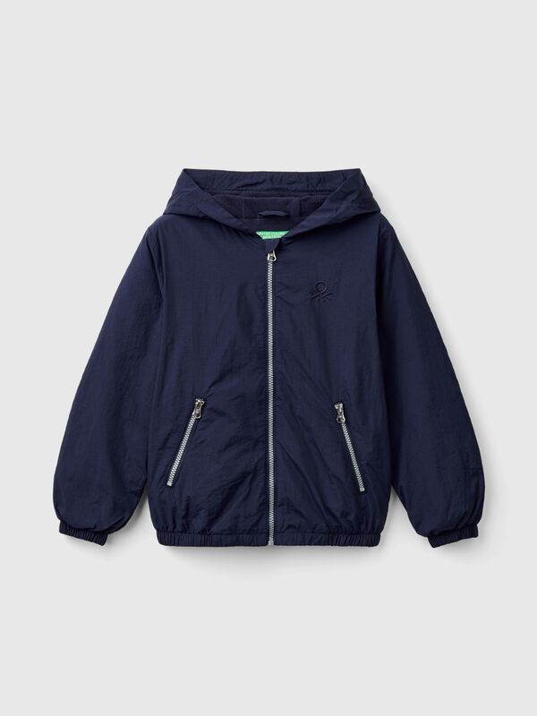 Nylon jacket with hood Junior Boy