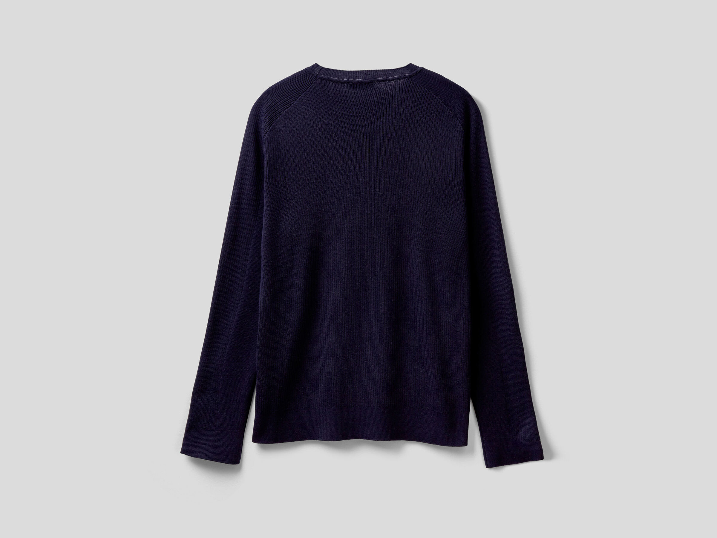 Crew neck sweater in cotton blend image number 5