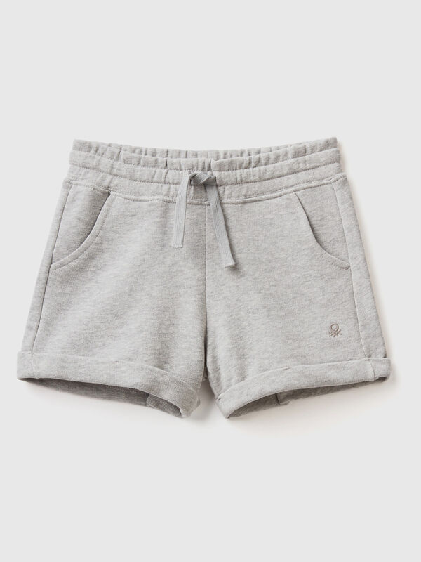 100% cotton sweat shorts Junior Girl