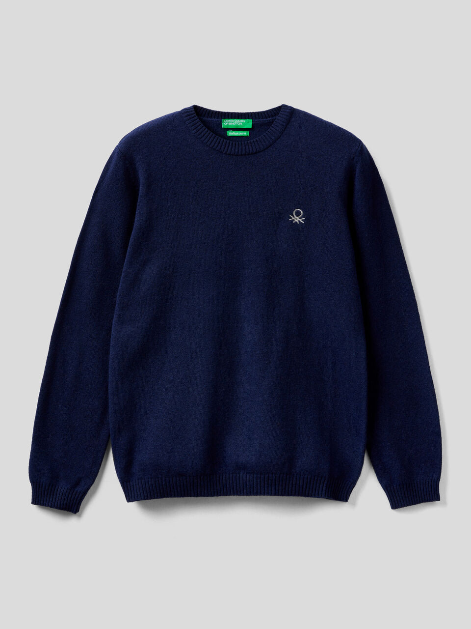 Sweater in cashmere and wool blend image number 1