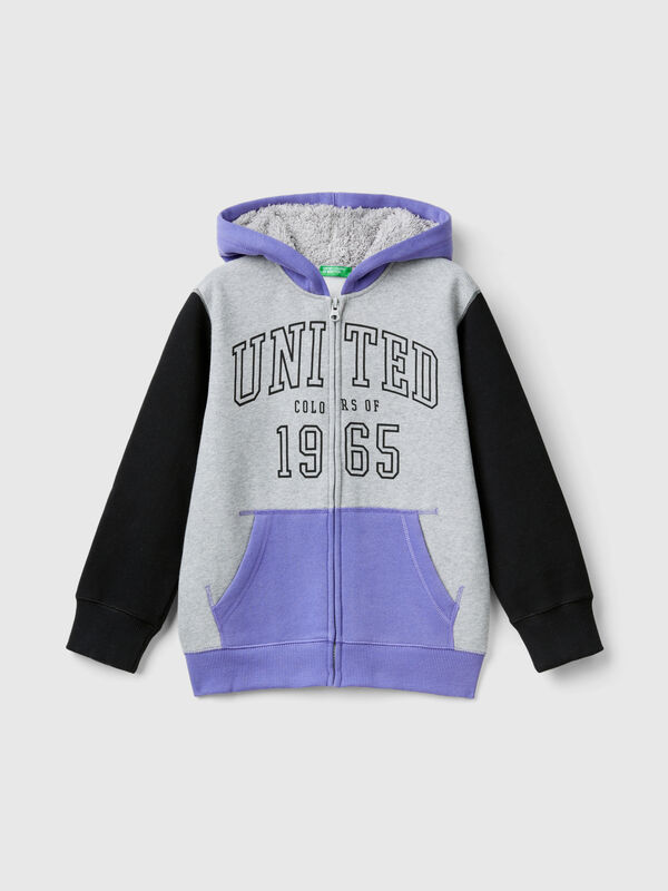 Sweatshirt with lined hood Junior Boy