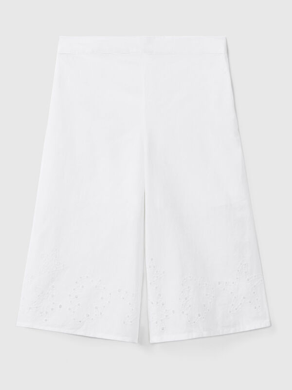 Bermudas with embroidery Junior Girl