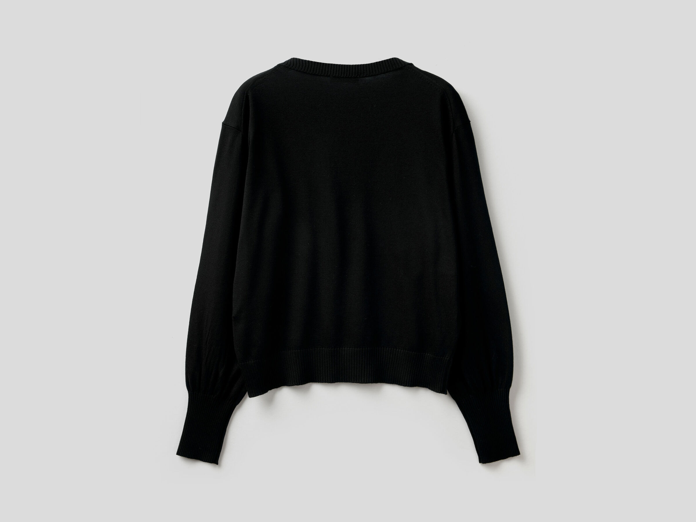 Sweater with puff sleeve image number 5