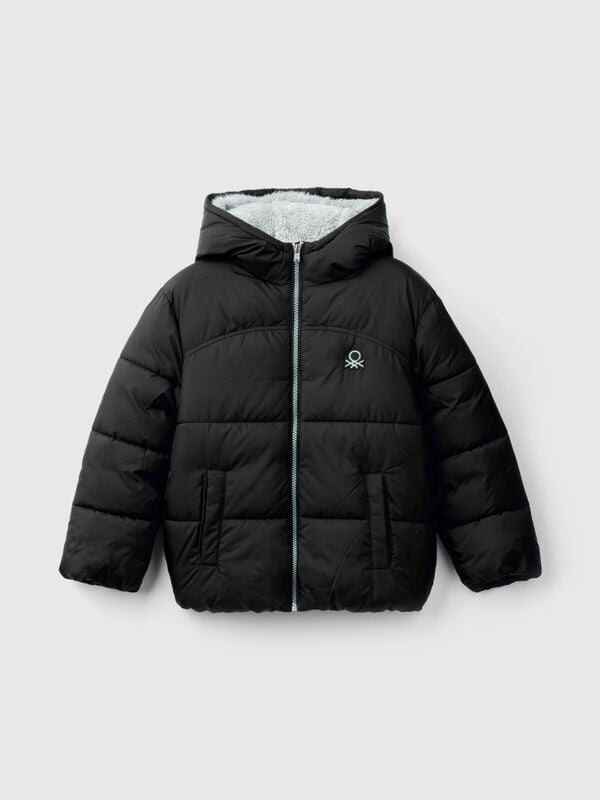 Padded jacket with teddy interior Junior Boy