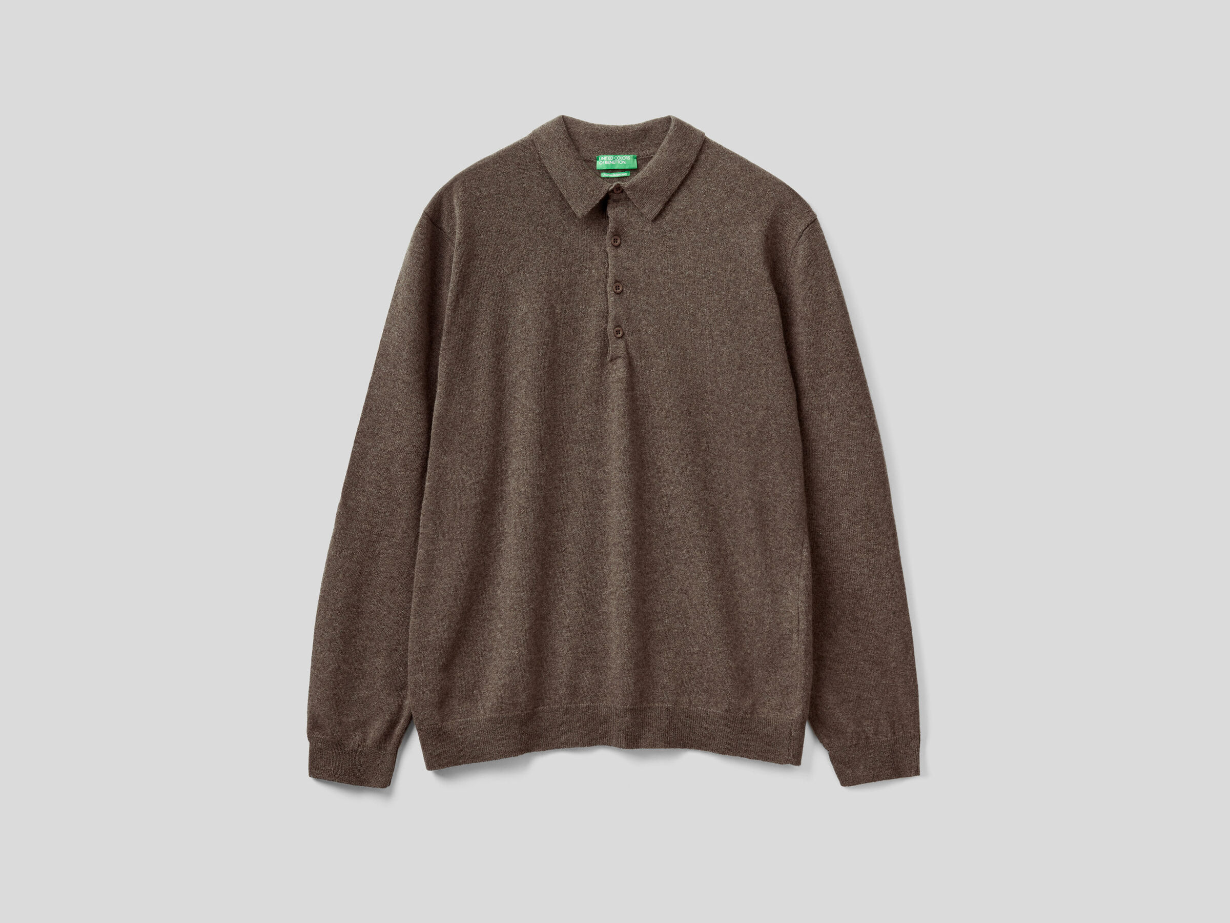 Polo in pure Merino wool image number 5