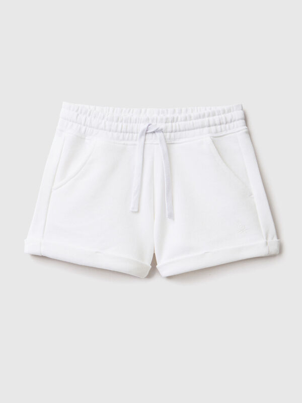 100% cotton sweat shorts Junior Girl