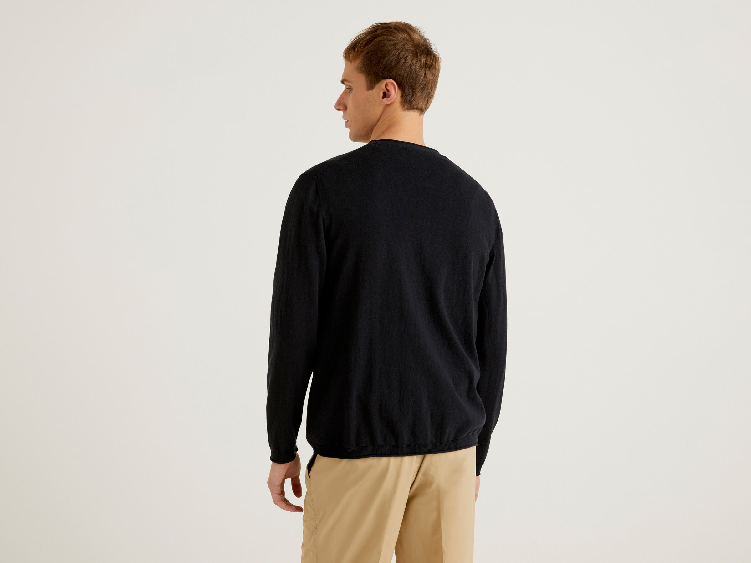 Cotton cardigan with V-neck image number 2