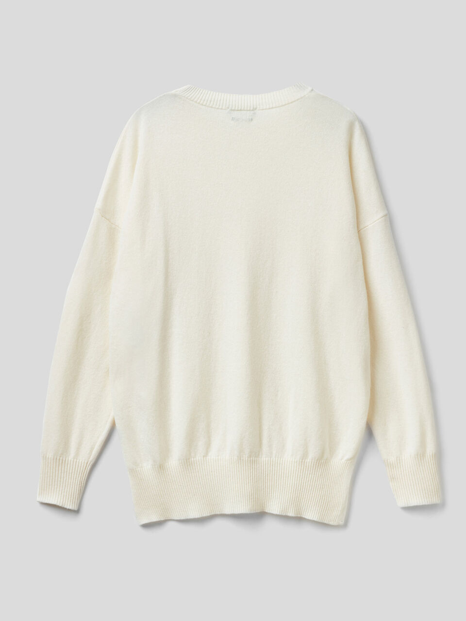 Oversized sweater with slits image number 2
