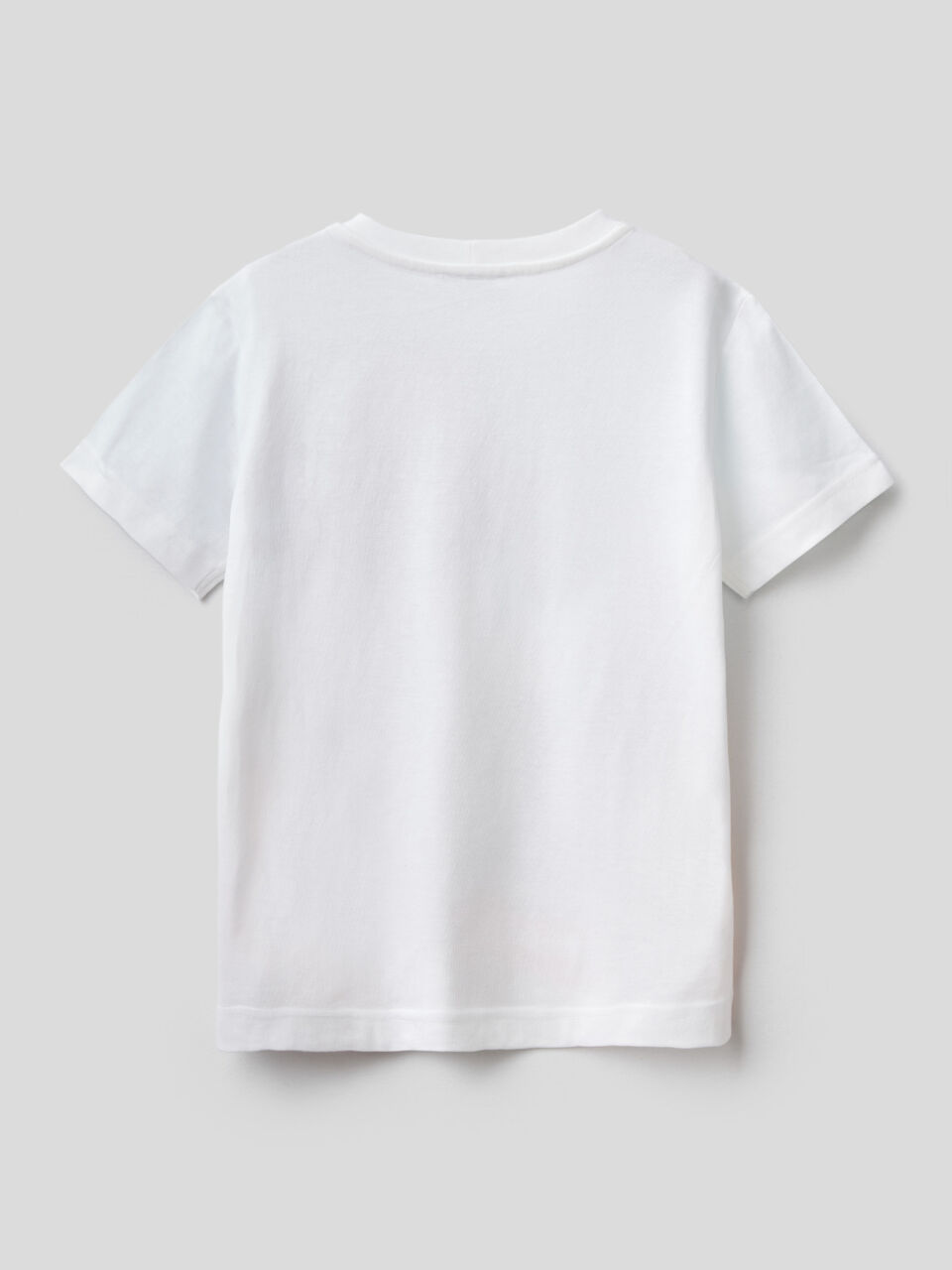 T-shirt with printed mesh insert Junior Boy image number null