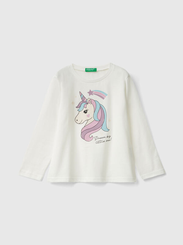 Regular fit t-shirt with print Junior Girl