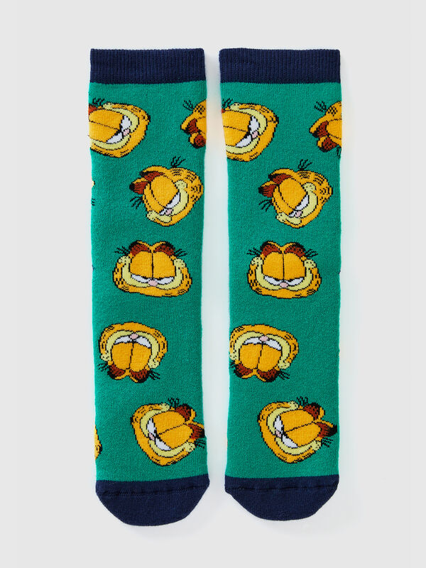 Garfield ©2024 by Paws, Inc. non-slip socks Junior Boy