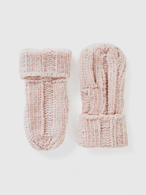 Gloves in chenille Junior Boy