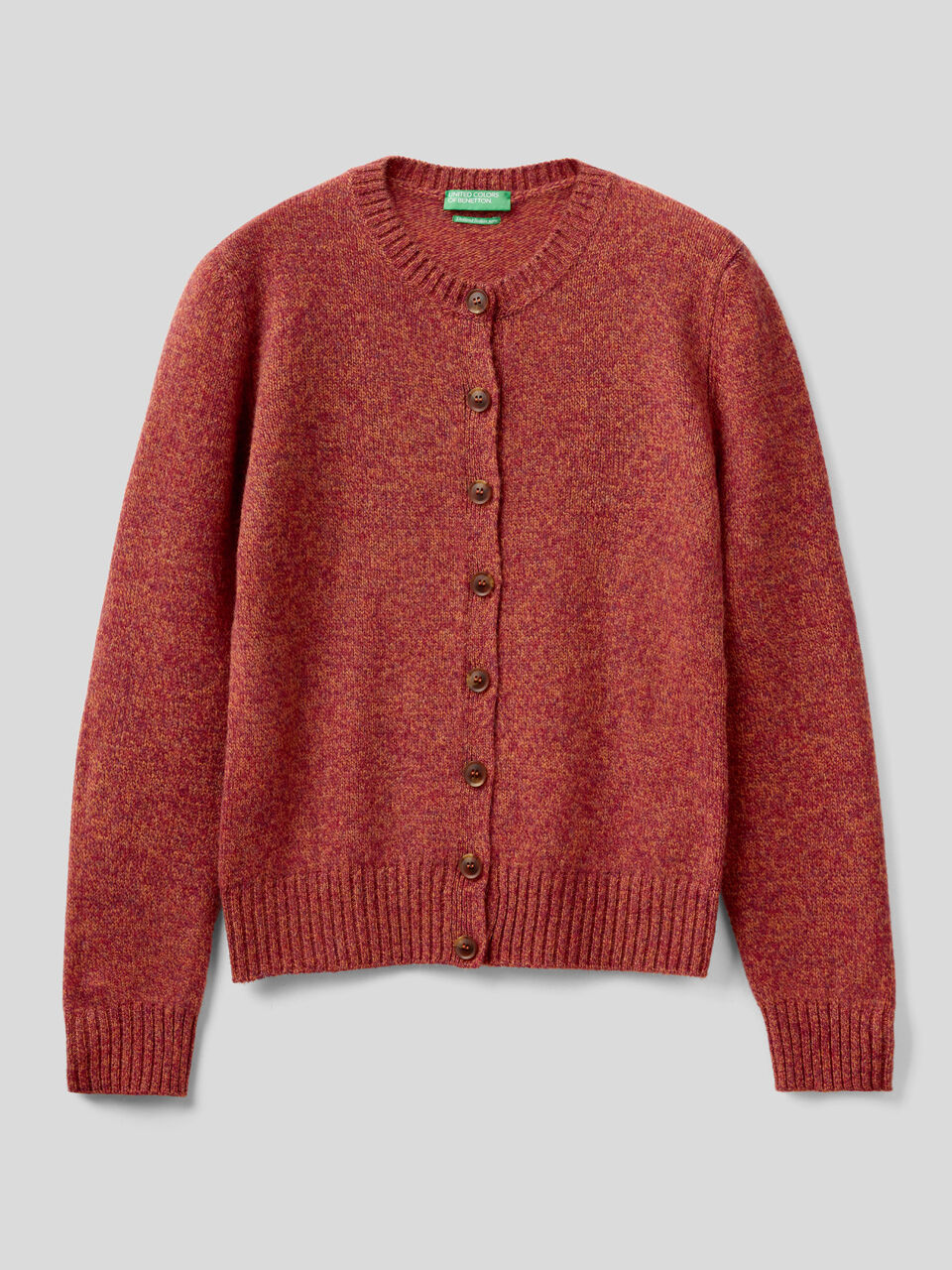 Cardigan in pure Shetland wool image number 1