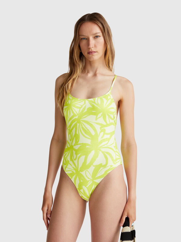 Floral one-piece swimsuit Women