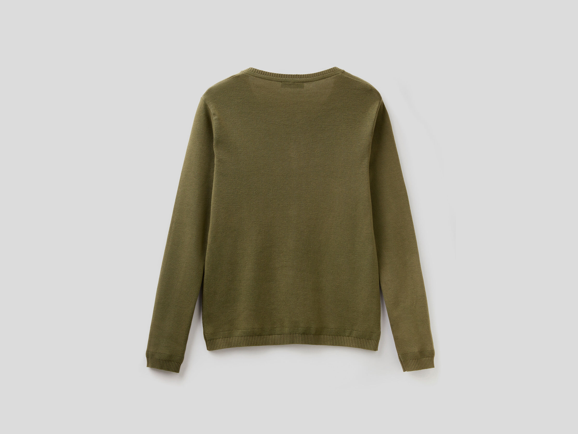 Crew neck cardigan in pure cotton image number 5
