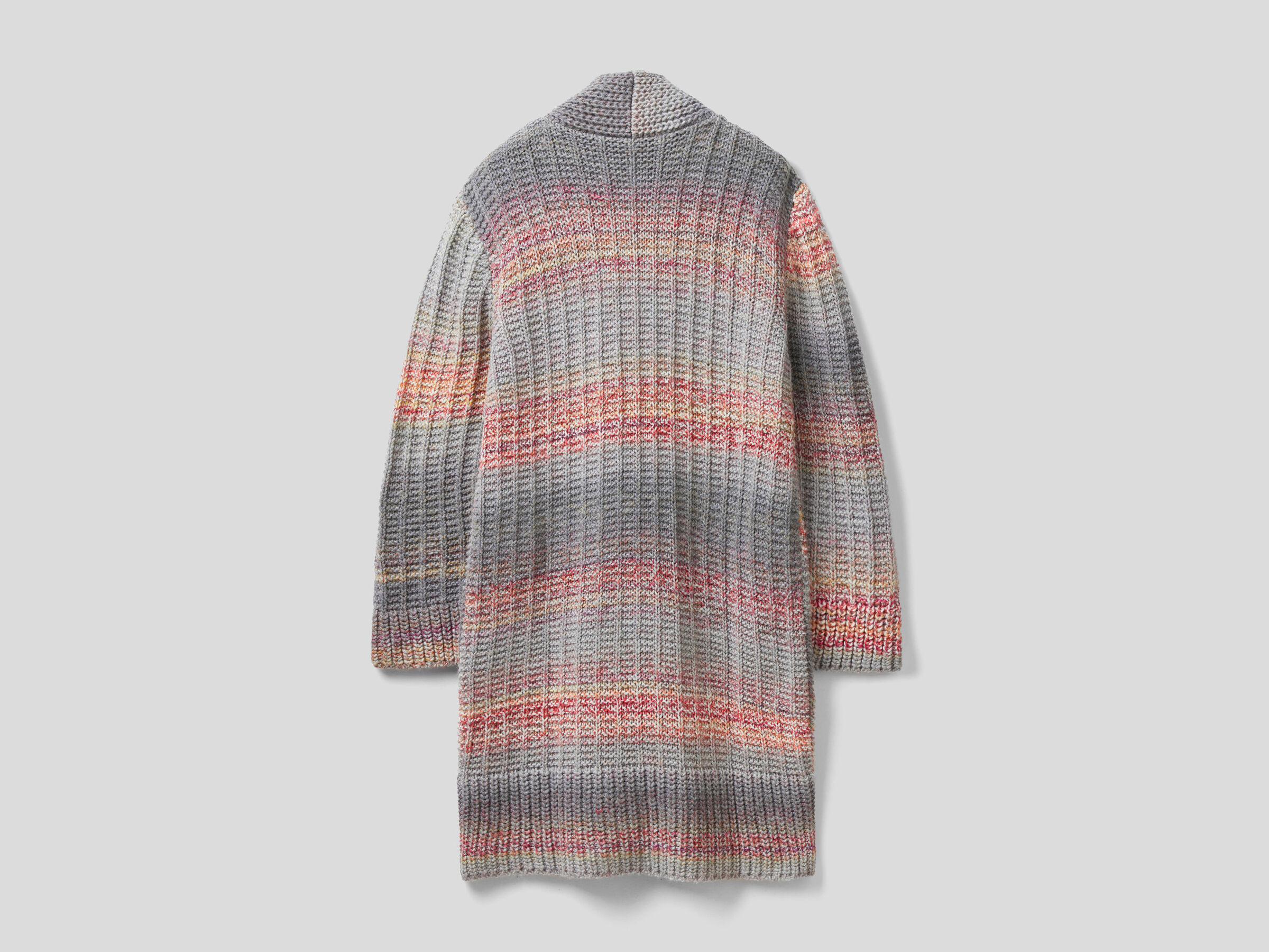 Faded knit coat image number 5
