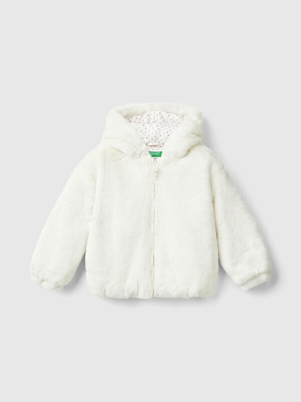 Jacket in faux fur Junior Girl
