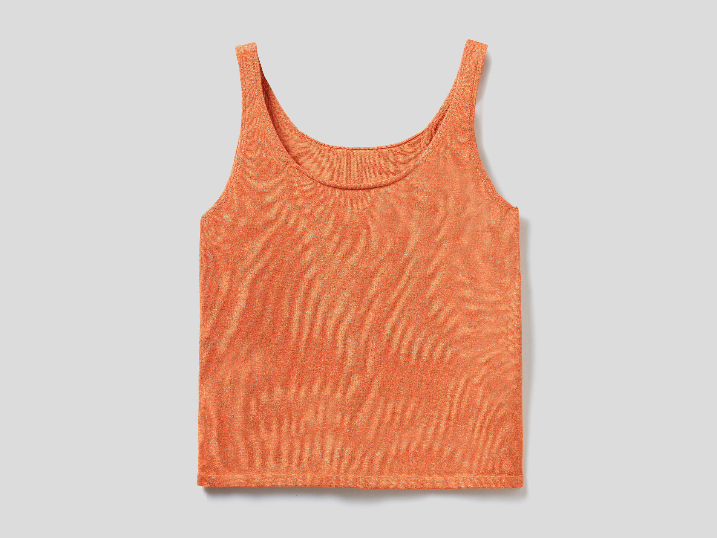 Tank top in viscose and lurex image number 4
